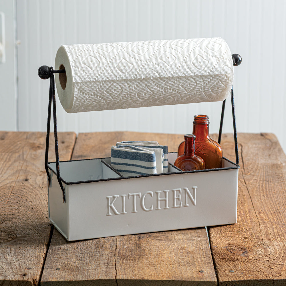 Paper Towel Holder Countertop Farmhouse Paper Towel Stand Holder for Kitchen