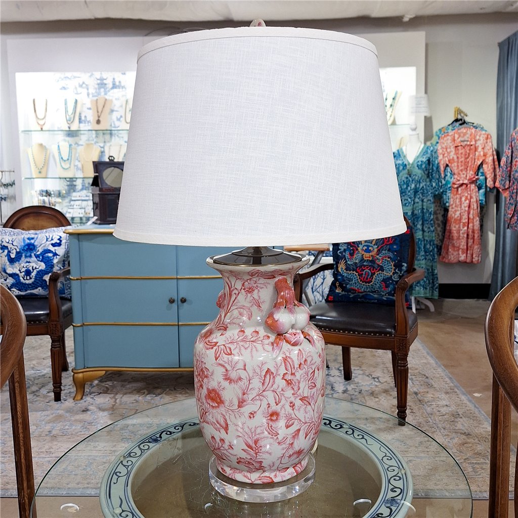 Mesa Pink Primrose Porcelain Table Lamp