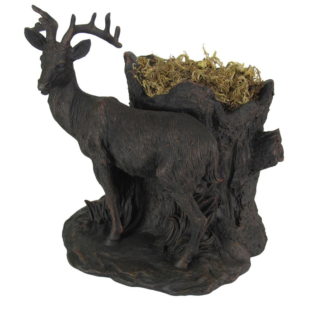 Lodge Style Deer Planter