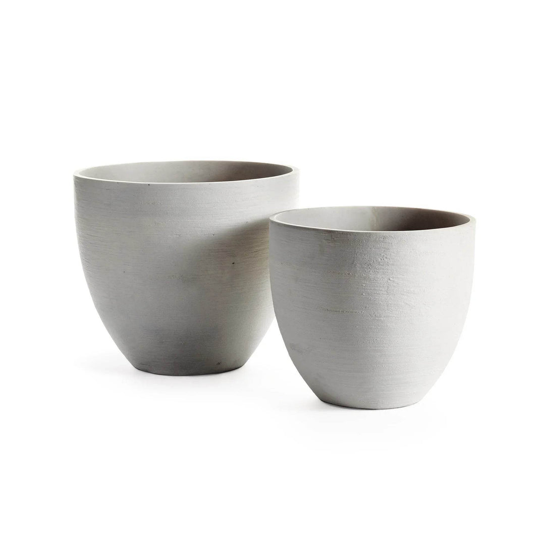 Fibrestone Malibu Tapered Planter Pots, Set Of 2