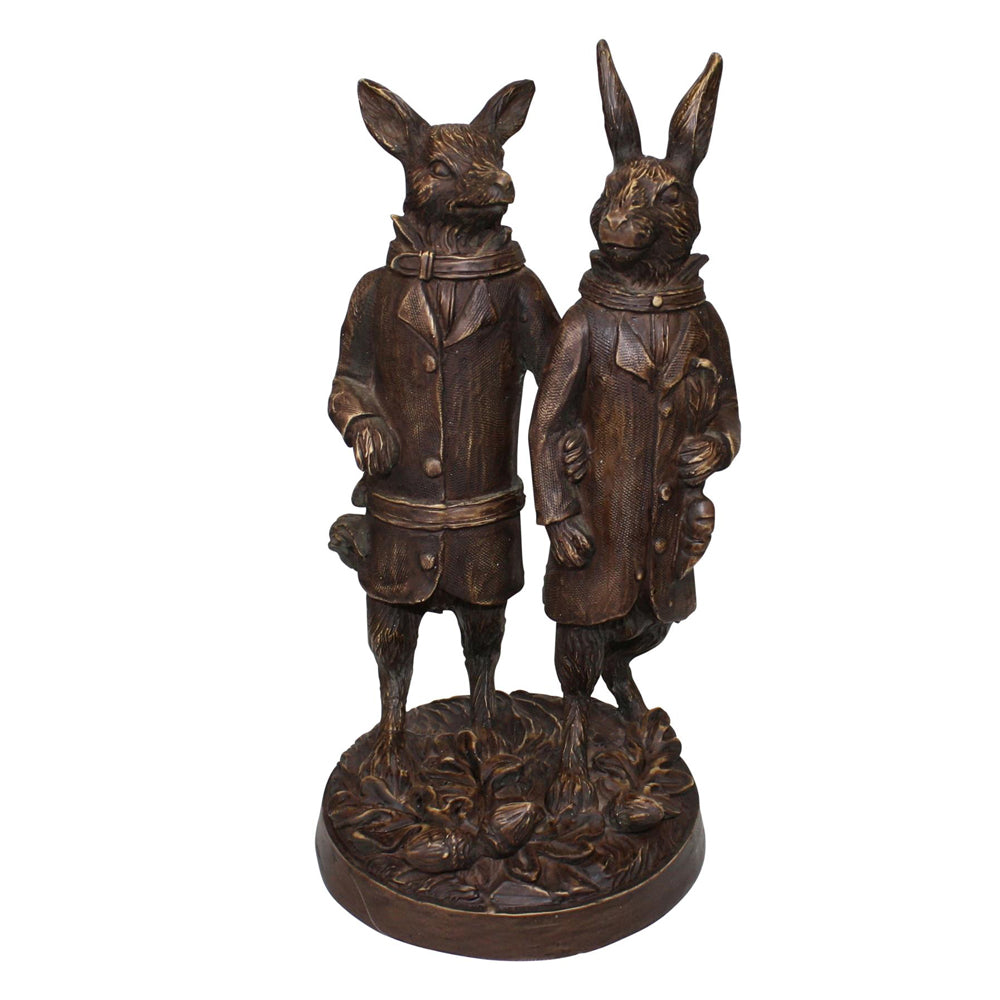 Black Forest Fox and Hare Garden Friends