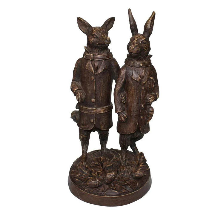 Black Forest Fox and Hare Garden Friends - Delamere Design