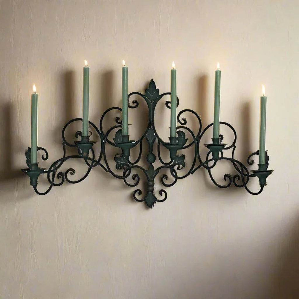 Wall Sconce Candle Holder in Burnished Gold - Delamere Design
