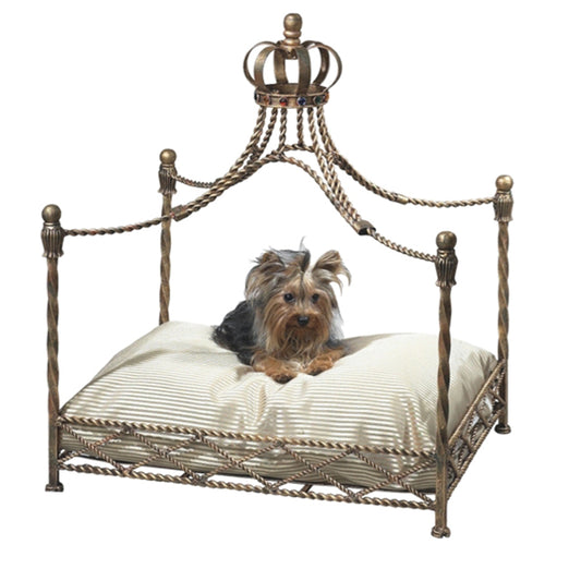 Antique Gold Dog Bed