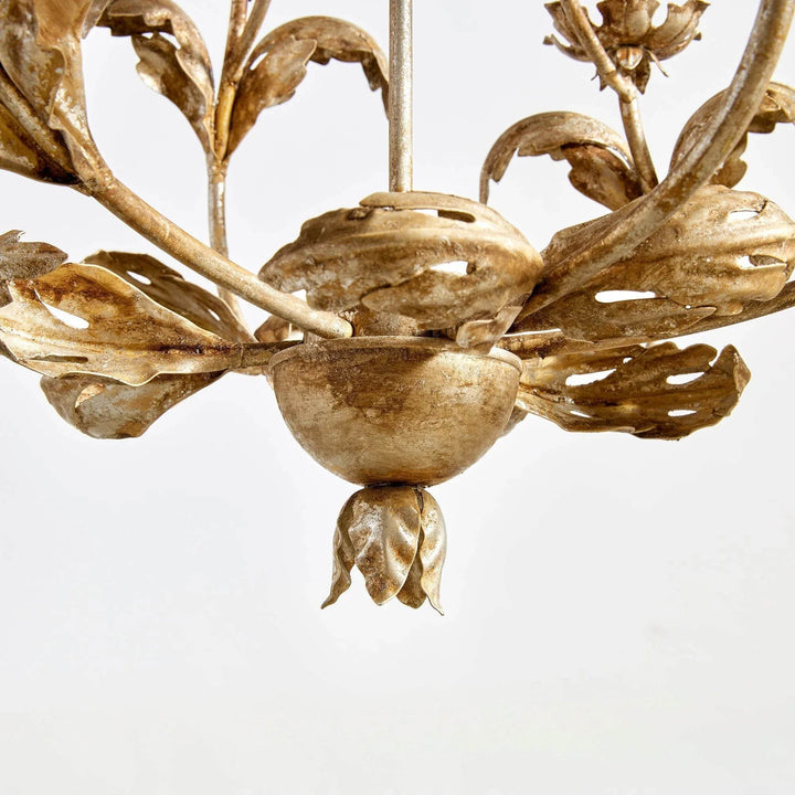 Handcrafted Italian Florentine Chandelier Light