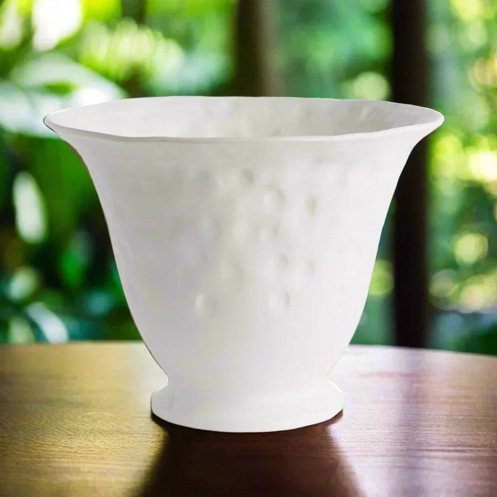 Handmade Tuscan Tall Ceramic Centerpiece Bowl