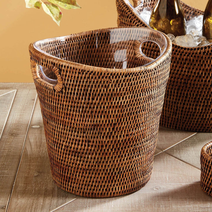 Burma Brown Rattan Beverage Tub - Stylish & Durable