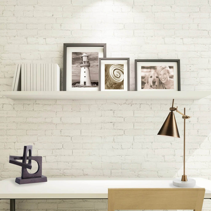 Brass and Marble Adjustable Desk Lamp - Delamere Design