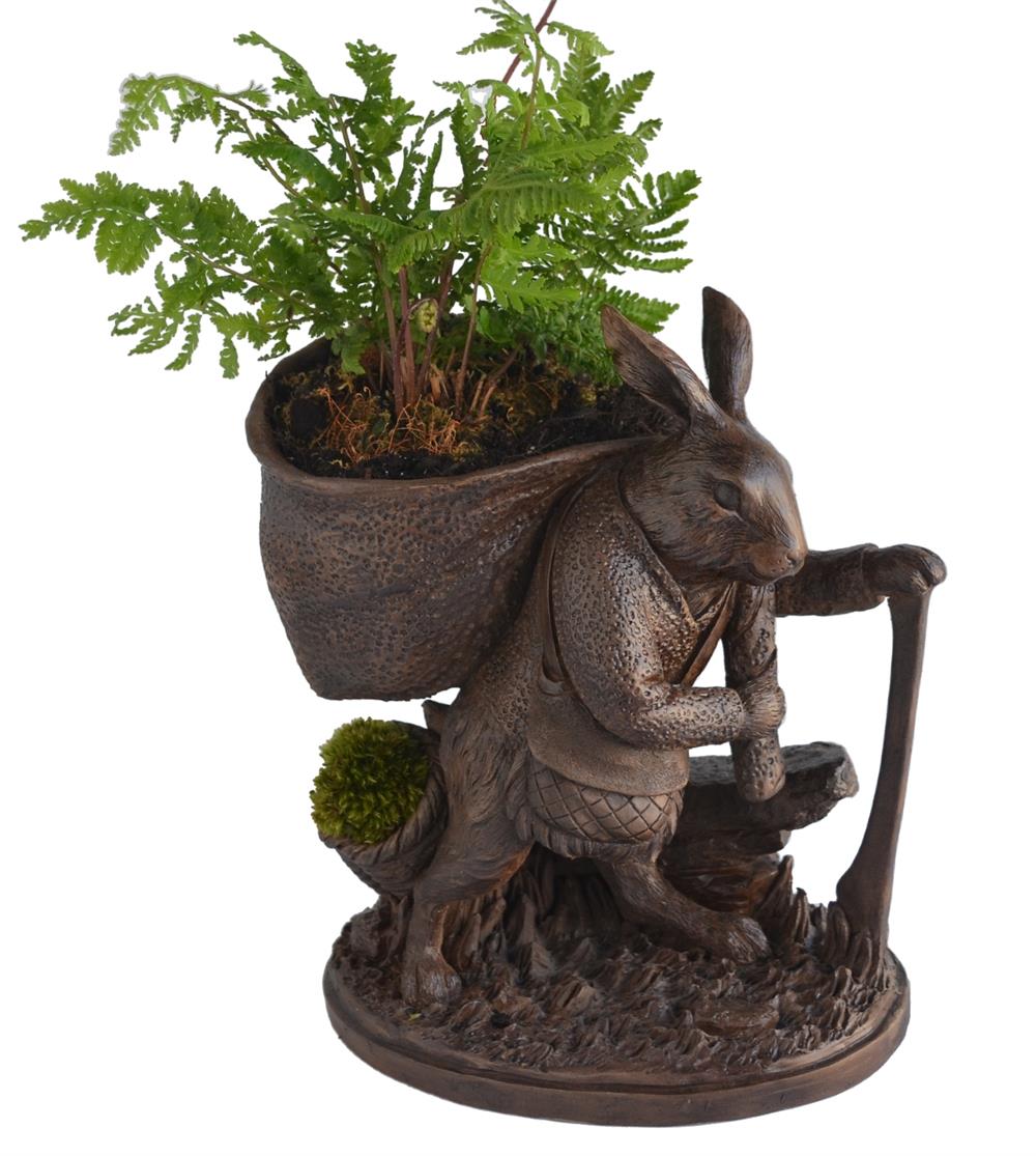 5 Creative Ways to Decorate Your Garden with Rabbit and Bear Statues - Delamere Design