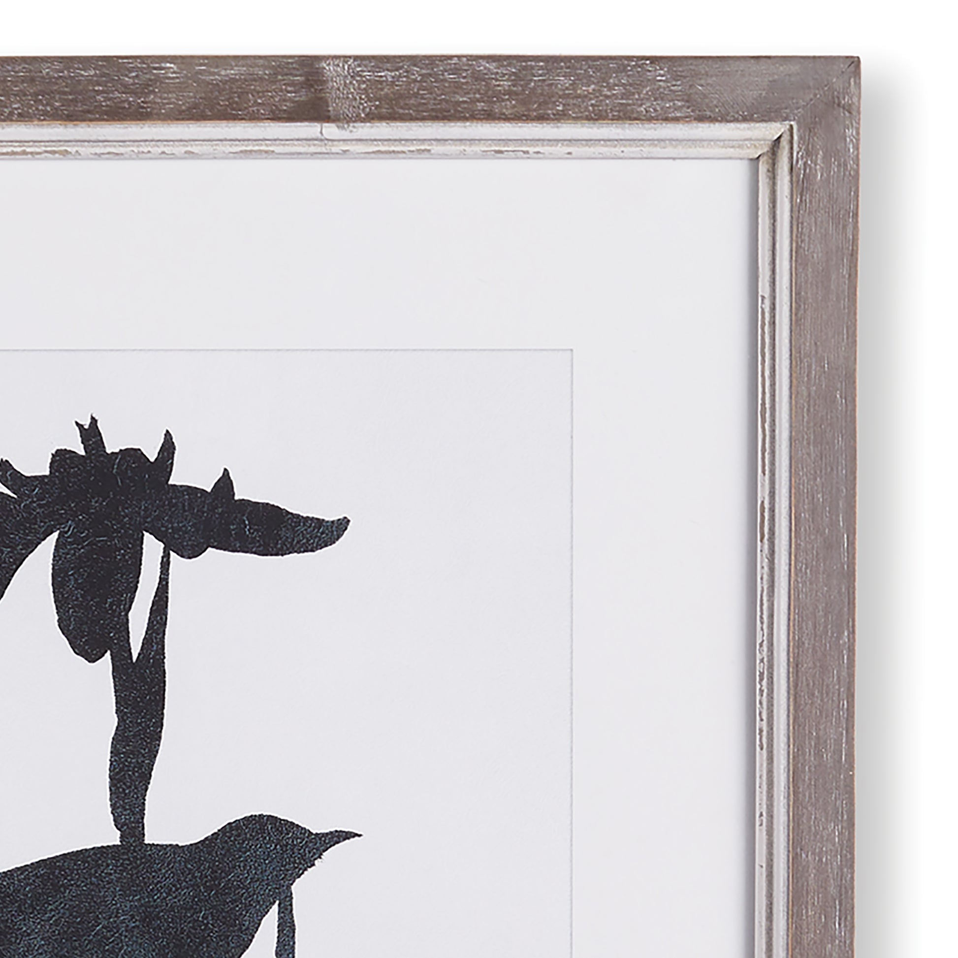 The simplicity of form and composition is executed beautifully in these Bird Silhouette Prints. In a stark contrast of black on white, we see a familiar scene in a whole new light.