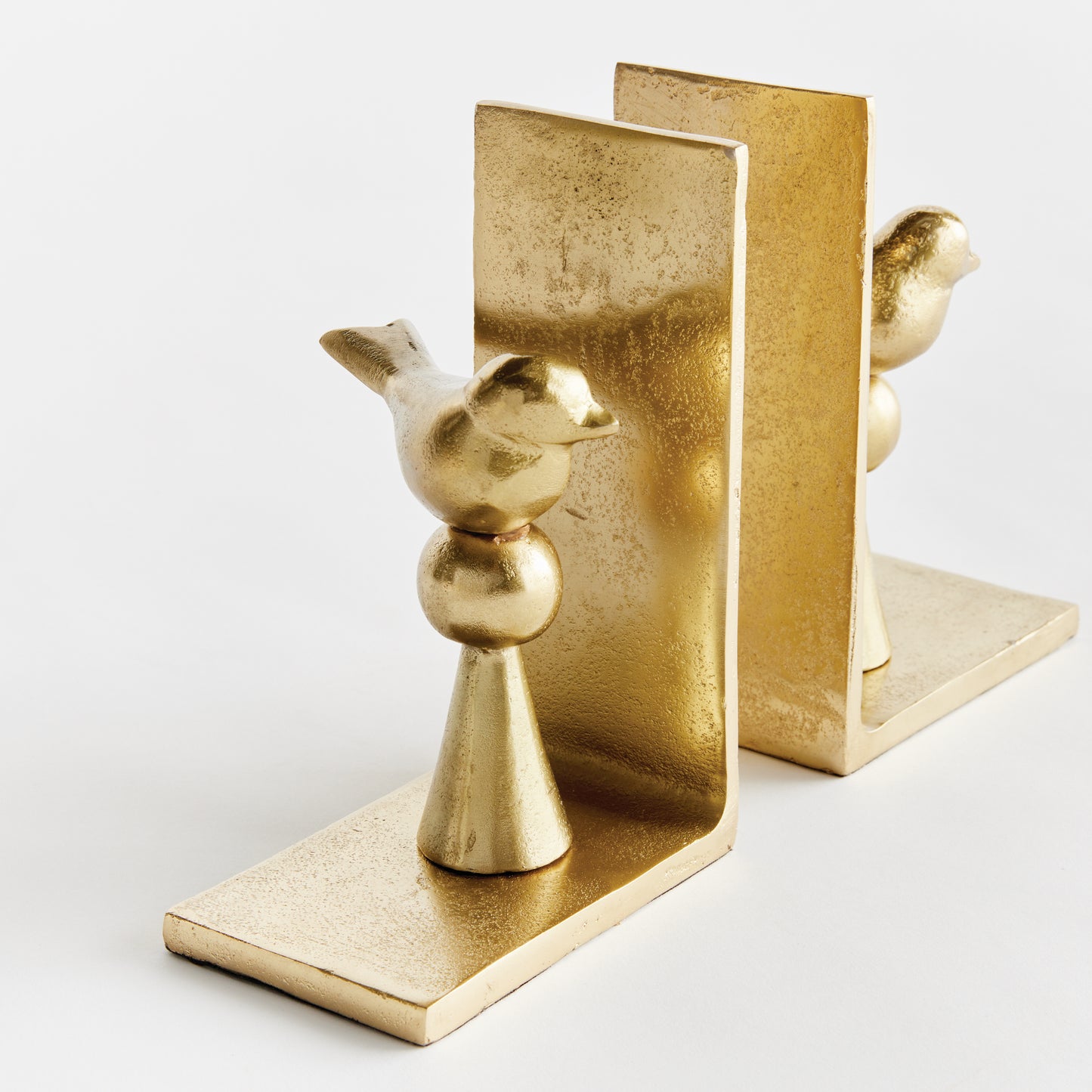 Bird Bookends in Gold, Set Of 2