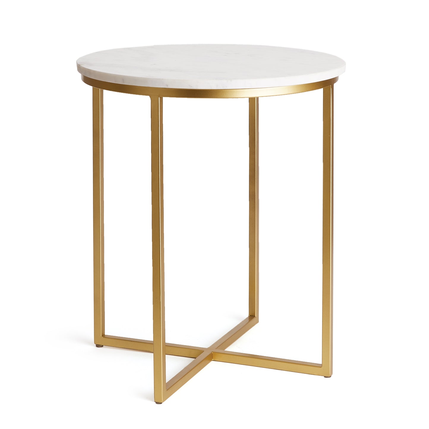 Crafted from a blend of white marble and brass, this elegant cocktail table exudes a timeless and sophisticated aesthetic. Its smaller size makes it a versatile piece that can easily be moved around, whether it's for serving cocktails, appetizers, or providing a sturdy surface for a laptop.