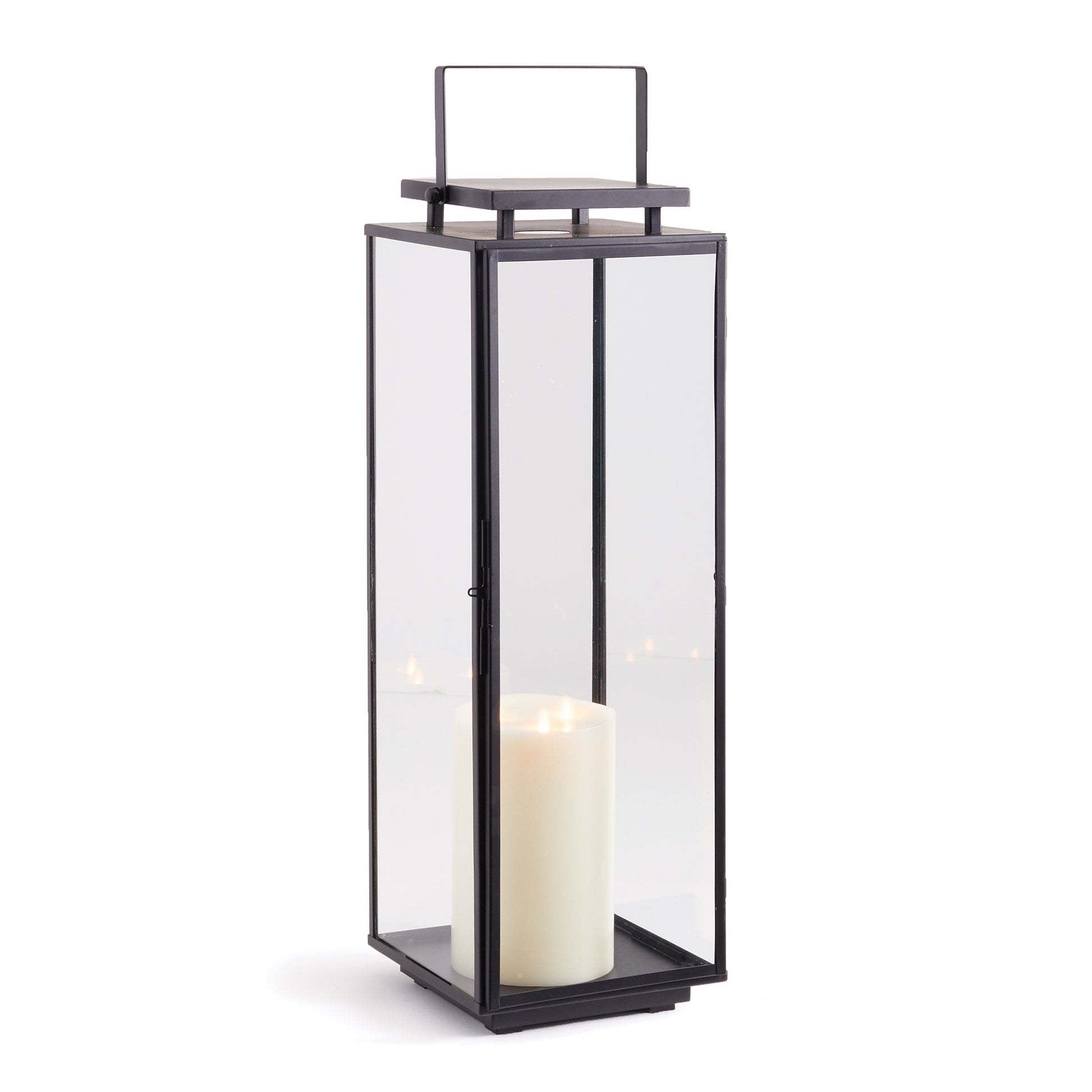 The Alden Outdoor Lantern is our most architectural and streamlined lantern to date. Place on the front stoop with a glowing candle and generously welcome your guests.