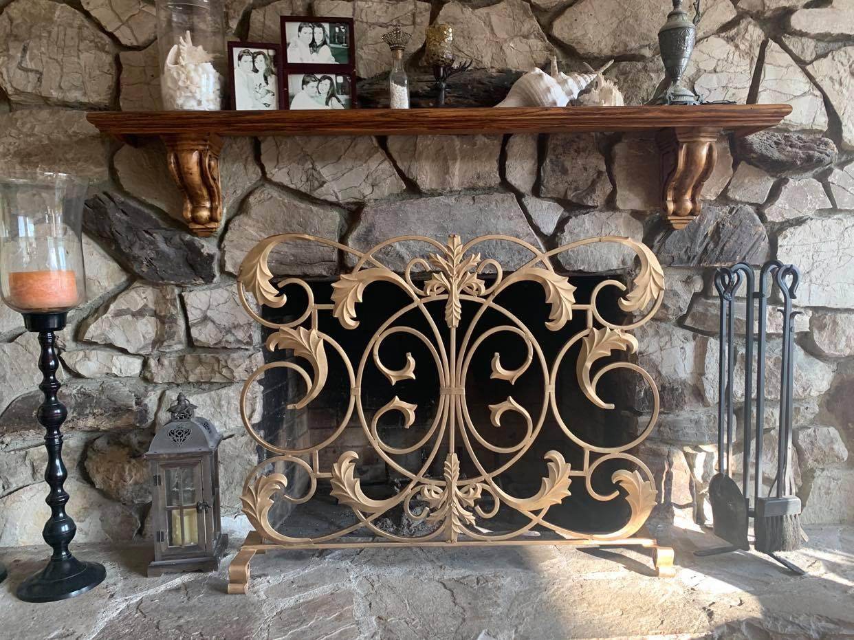 decorative fireplace screens