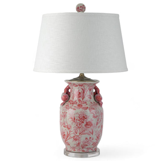 Mesa Pink Primrose Porcelain Table Lamp