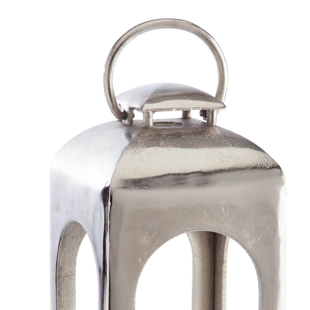 Elegant Silver Indoor Lantern Candle Holder for Home Decor
