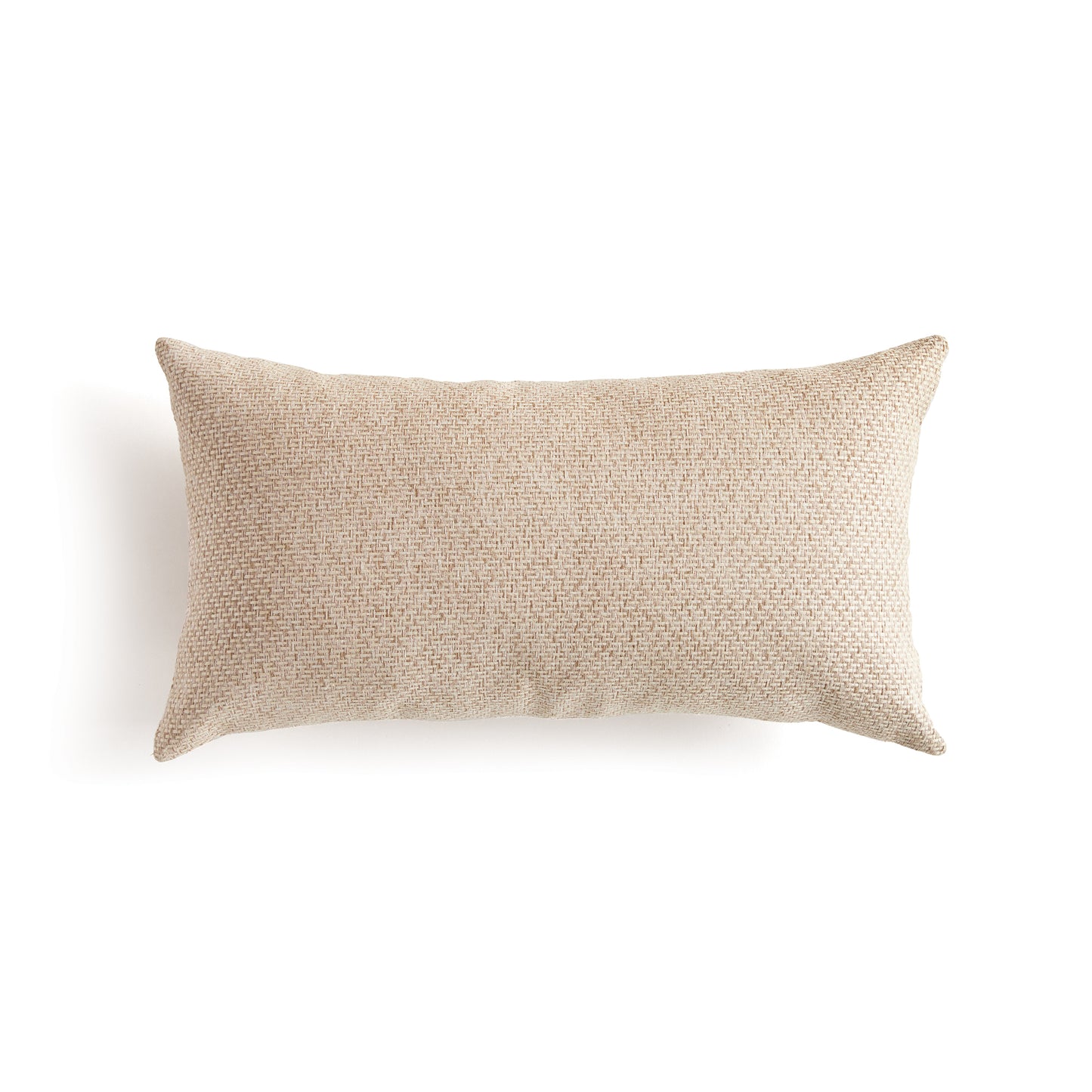 Indoor-Outdoor Lumbar Pillow, Neutral Pattern