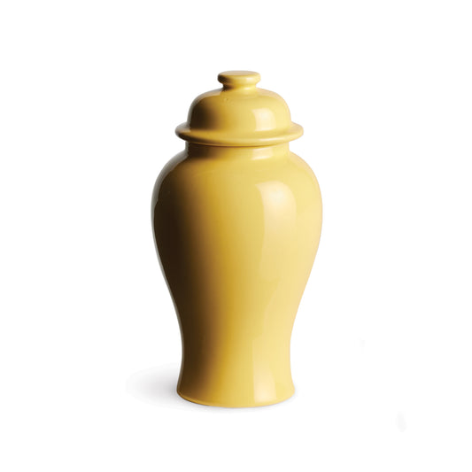 Koa Yellow Lidded Mini Ginger Jar Small