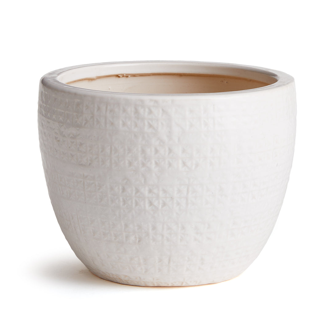 Shawna White Planter Pot Small