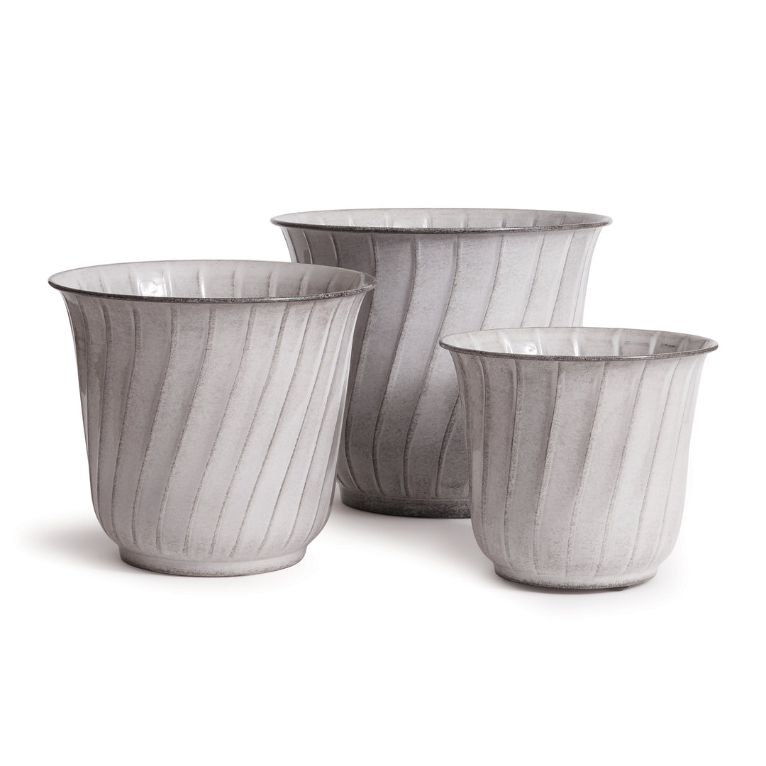 Leilani Dove Planter Pots, Set Of 3