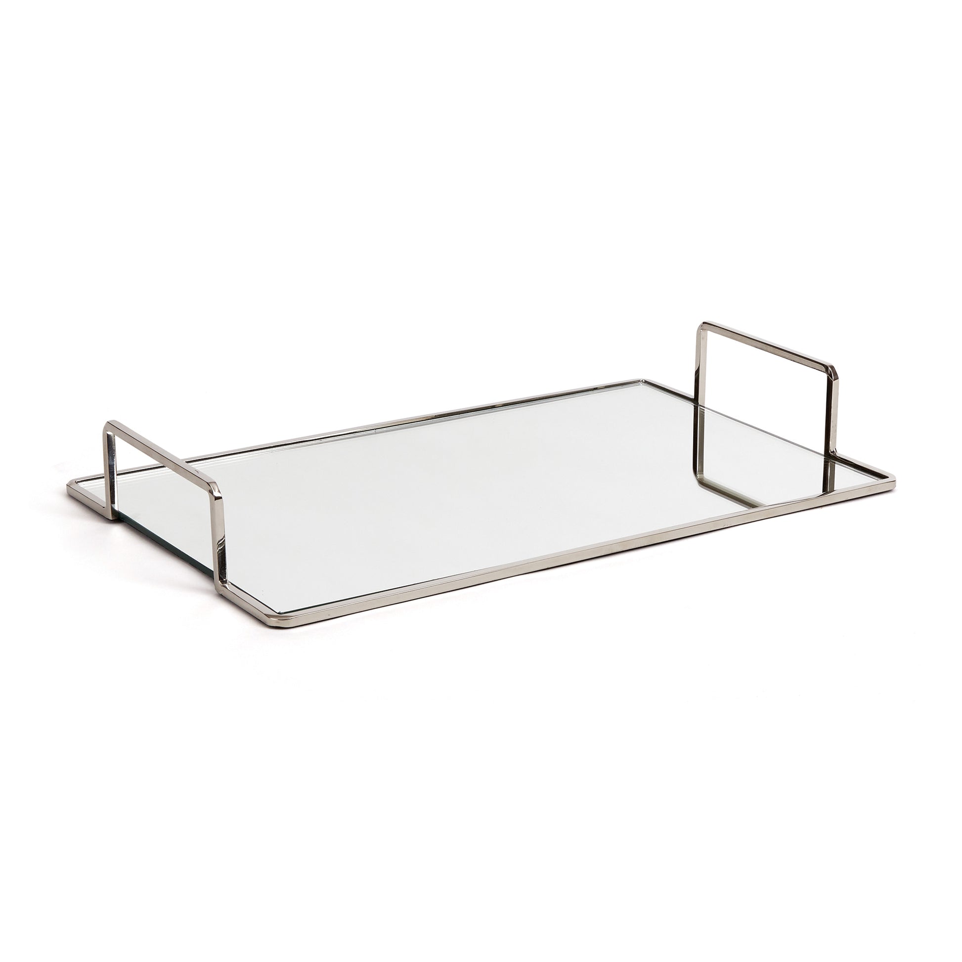 Smooth and streamlined, the Covina Tray is a clean and modern accent. Add to ottoman, side table or even the kitchen counter for a sleek look.