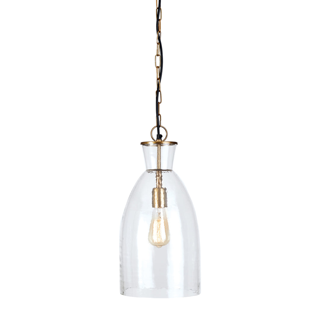 Belle Glass Narrow Island Pendant Light Large