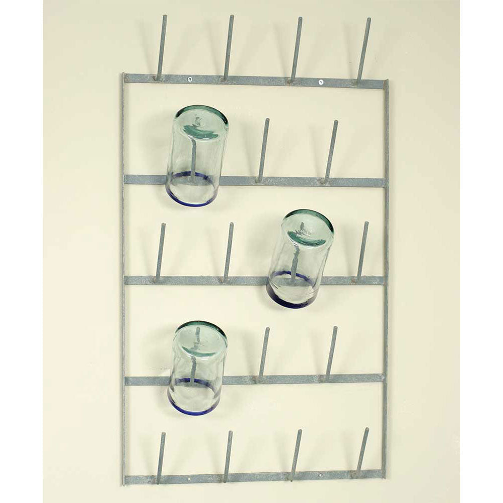 Unique Glass Rack and Dryer Wall Decor