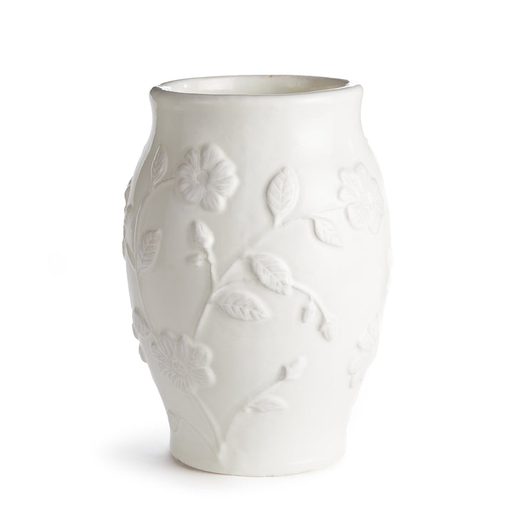 Blossom White Vase Small