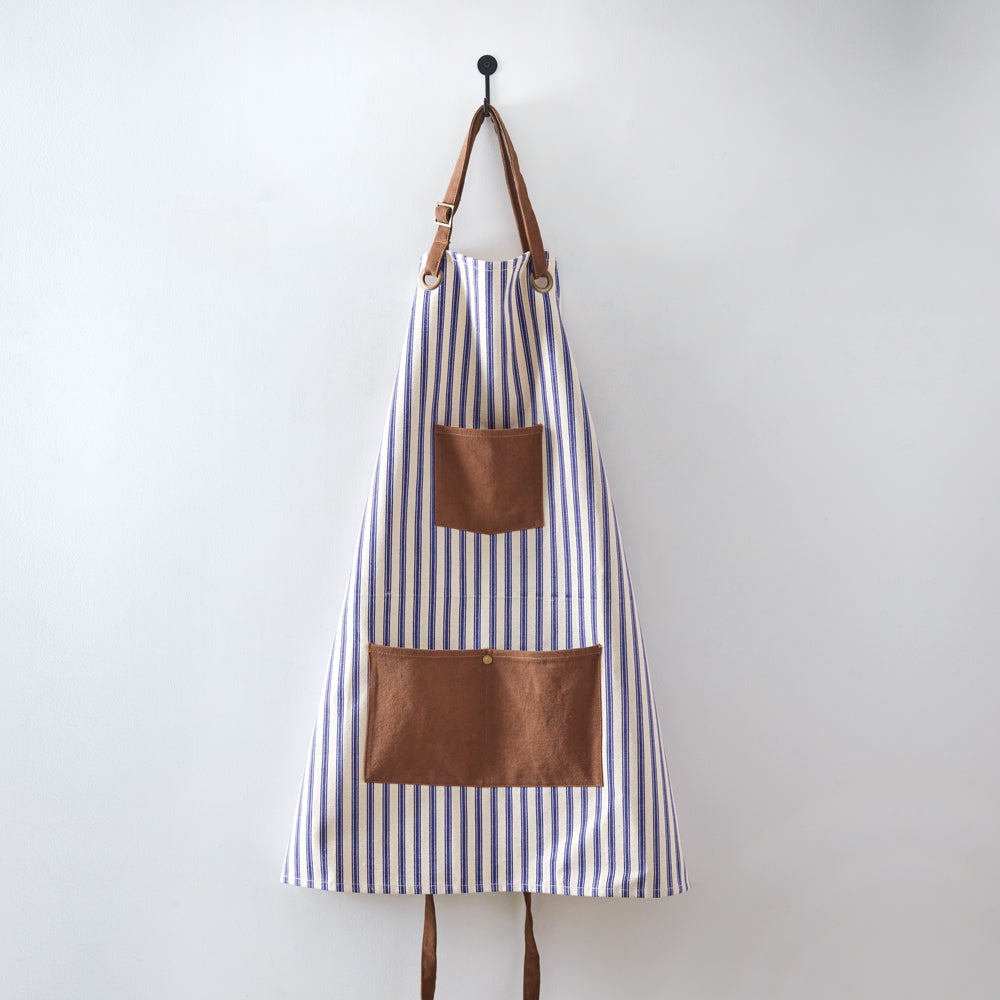 Striped Kitchen or Utility Apron