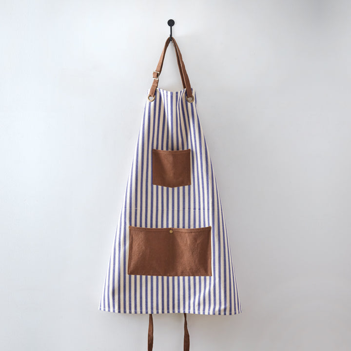 Striped Kitchen or Utility Apron