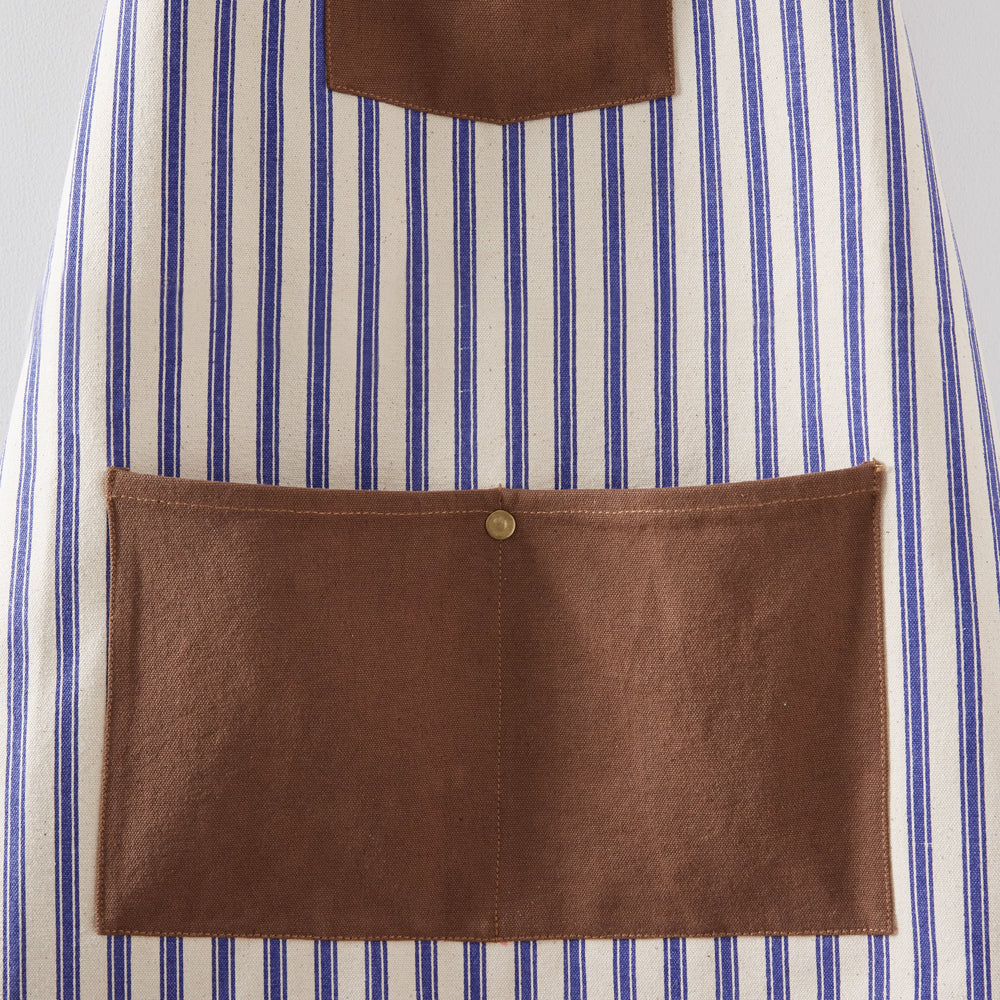 Striped Kitchen or Utility Apron