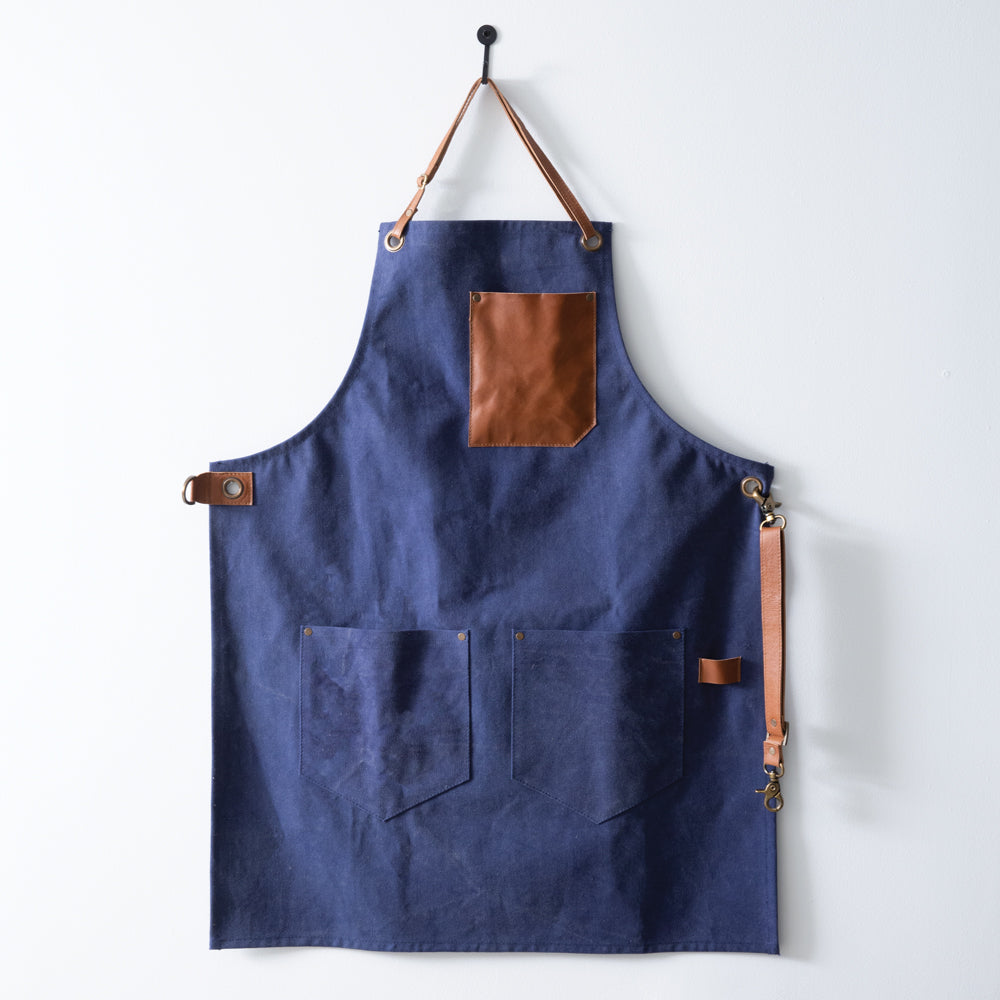 Navy Canvas Grill Apron