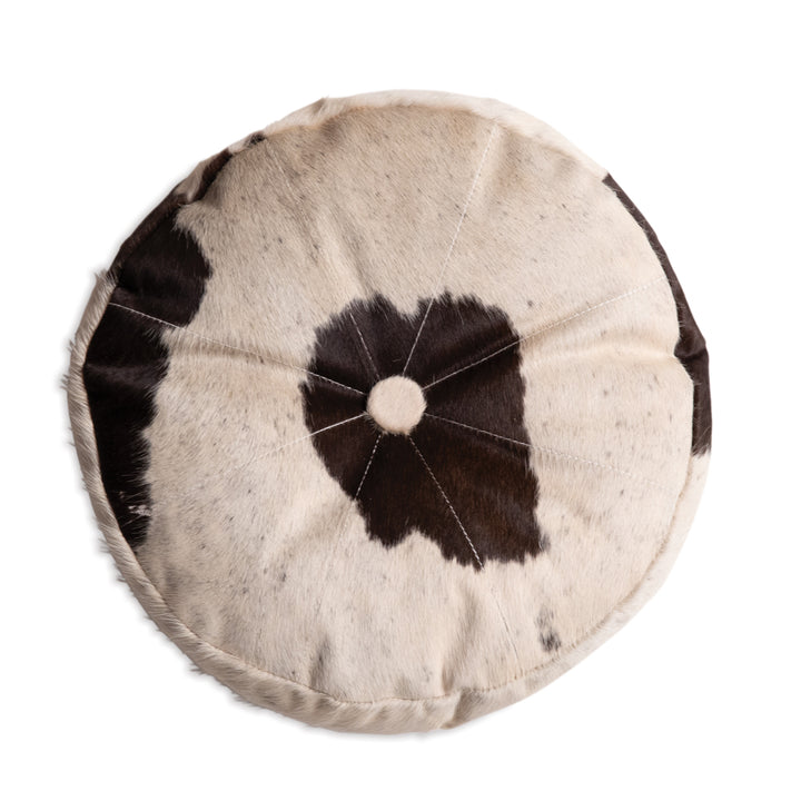 Jastuk Round Cowhide Throw Pillow