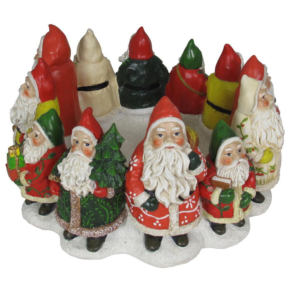 Circle of Victorian Santa's Centerpiece