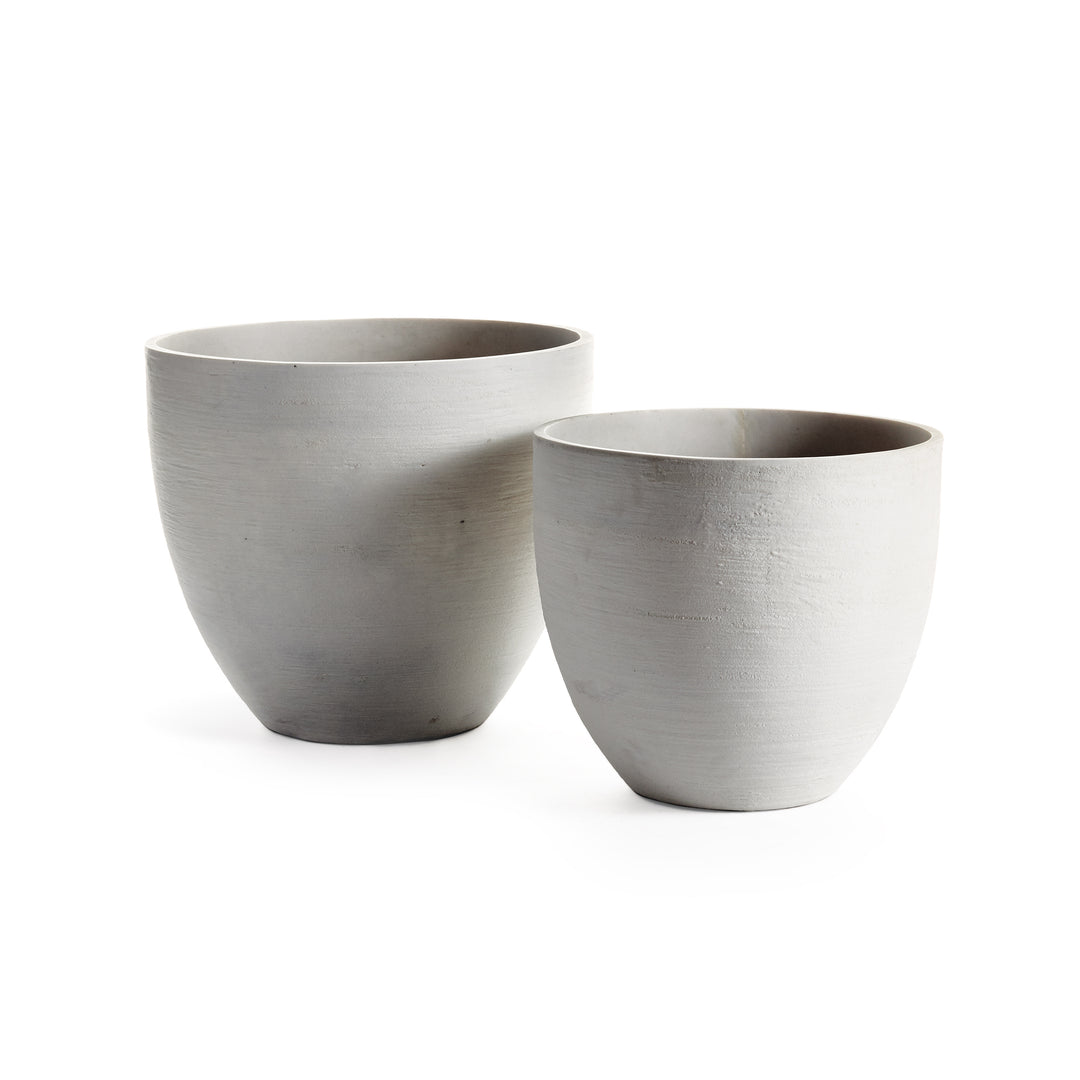 Fibrestone Malibu Tapered Planter Pots, Set Of 2