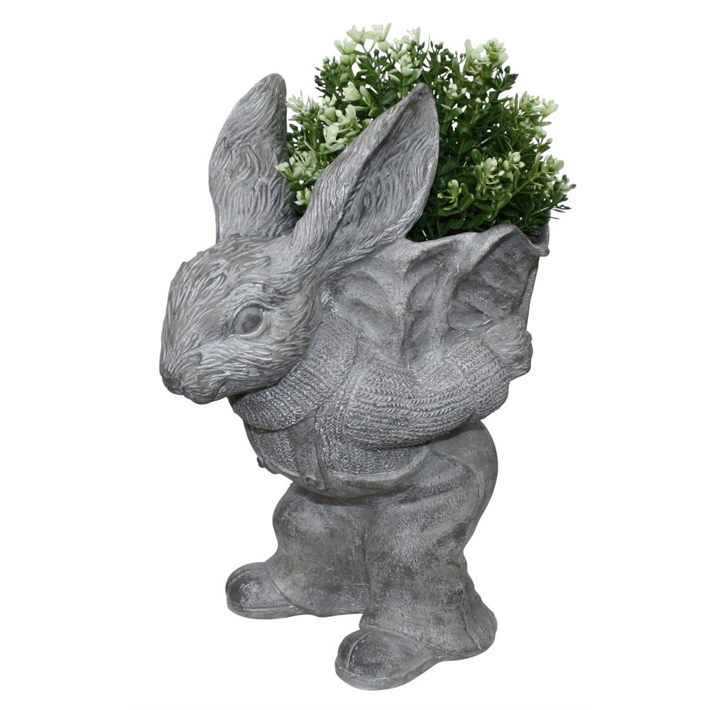 Bunny Rabbit Planter with Cabbage Backpack