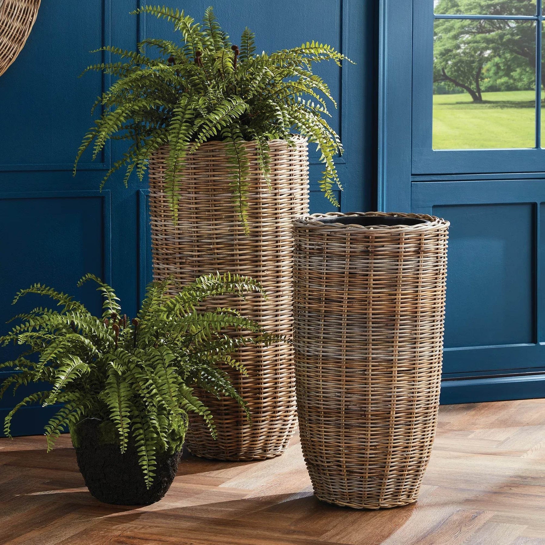 Target Rattan Planter Tall Rattan Natural Planters, Shop Now for Exclusive Deals – Delamere ...