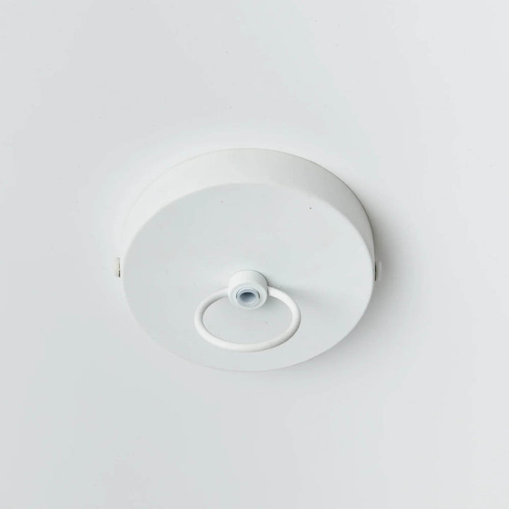 This pendant light features a solid iron frame that is elegantly wrapped in delicate white matte metal strands. With an open design, it brings a beautiful symphony of light, making it a great choice for placement in kitchens or foyer areas. Expertly crafted, it creates an elegant and grand aesthetic with its combination of materials.