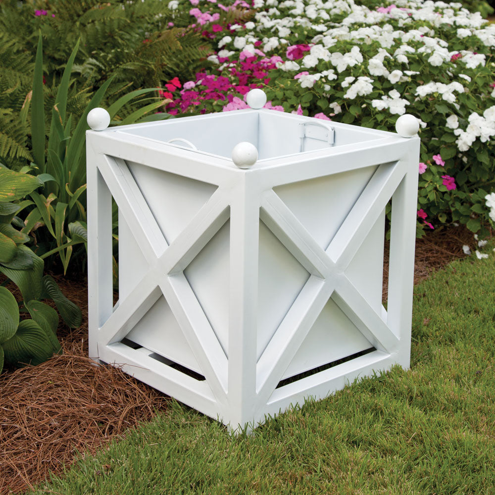 Modern Farmhouse White Planter