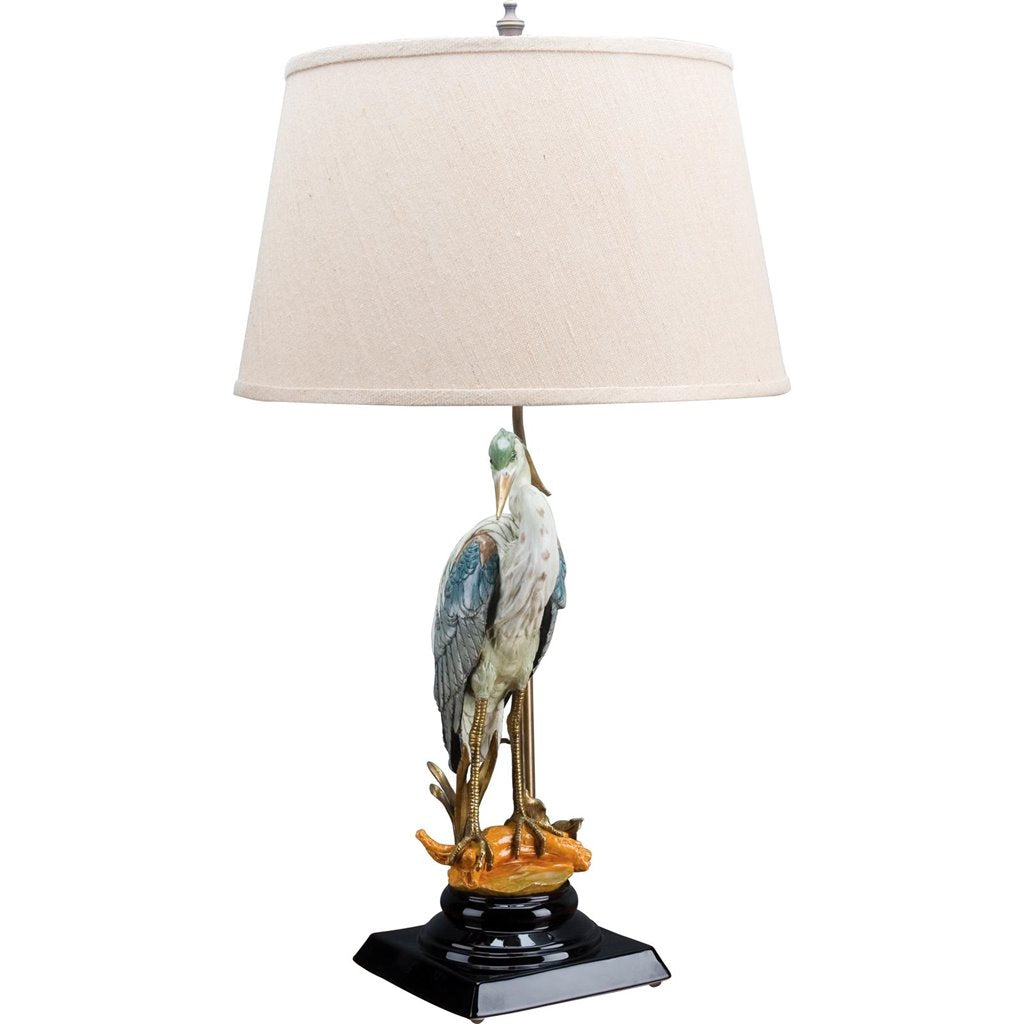 Great Blue Heron Table Lamp