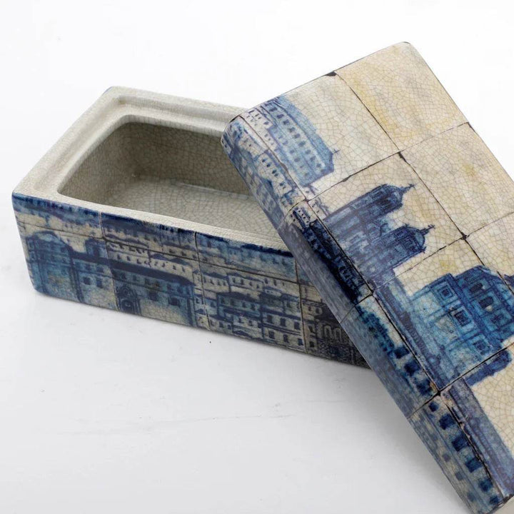Vila Decorative Rectangle Box with Lid – Delamere Design