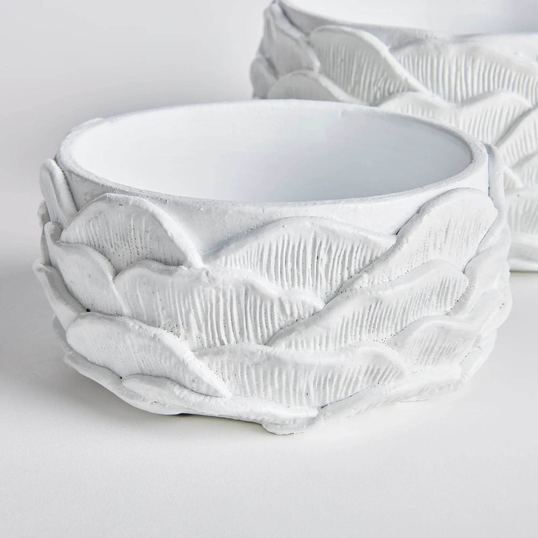 Ashika Concrete Planter Pots, Set Of 2 - Delamere Design