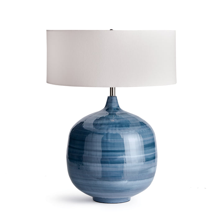 Andrey Contemporary Blue Table Lamp