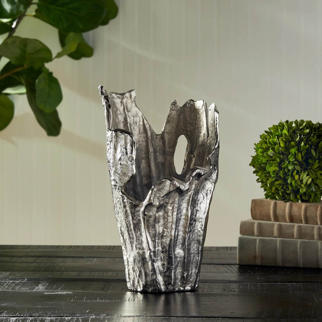 Arbre Silver Vase Small - Delamere Design