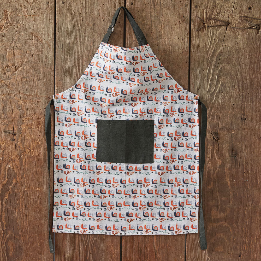 Snakes & Snails Kids' Apron: Playful Design for Little Chefs