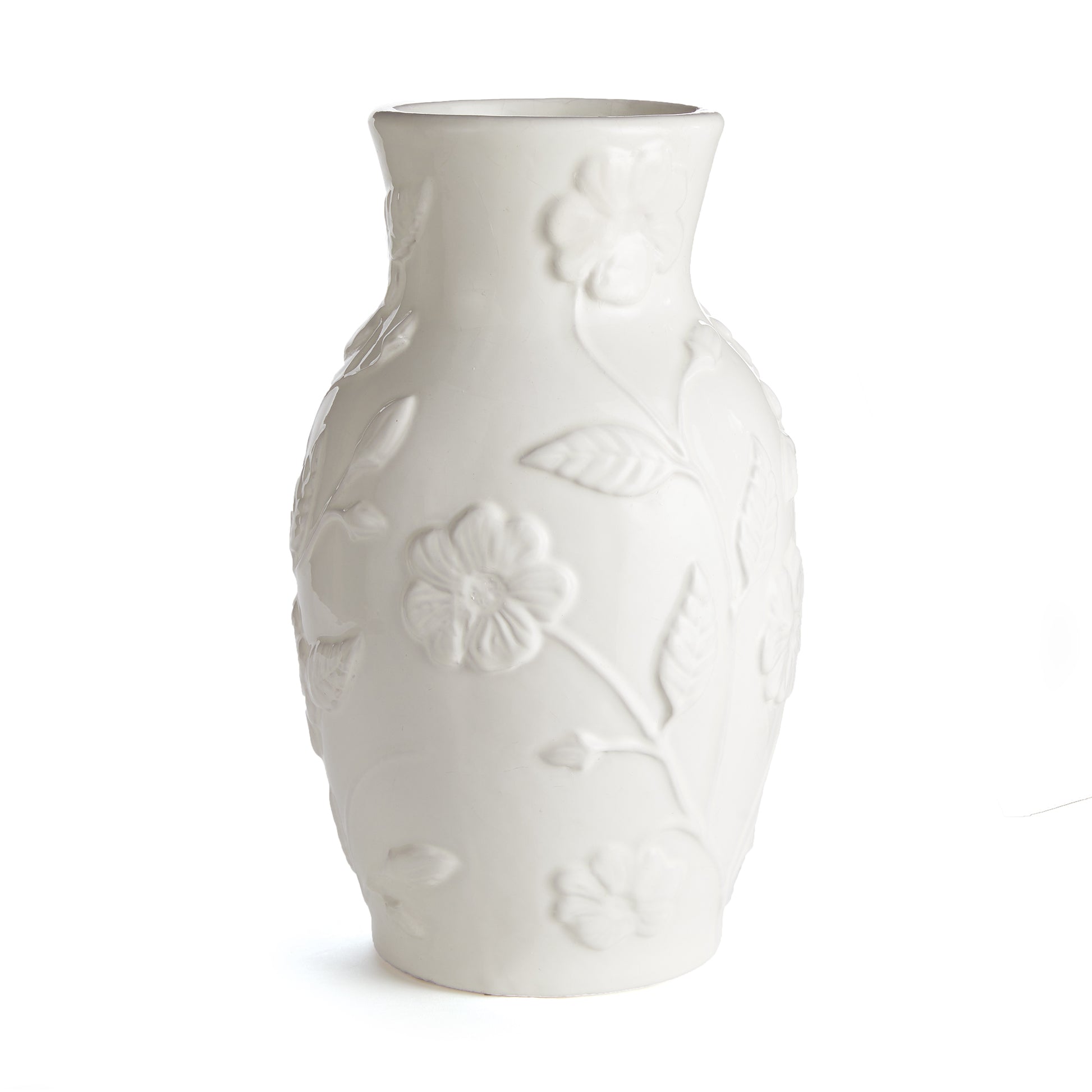 Blossom White Vase Large