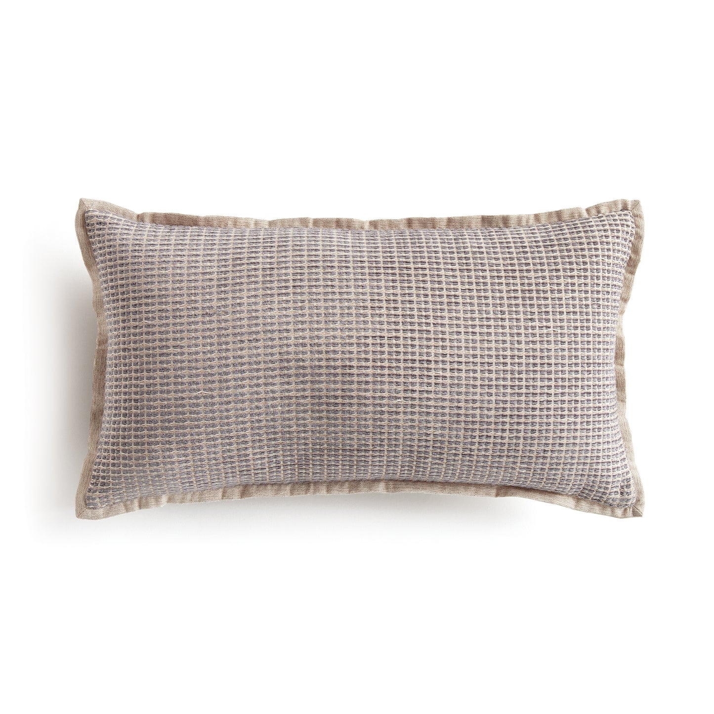 The outdoor pillow that lives beautifully indoors. Enjoy the upscale luxury and durability of Jacquard. With a woven neutral pattern, it plays well with any palette. This pillow is weather resistant and responsibly made. Filled with 100% recycled fibers.