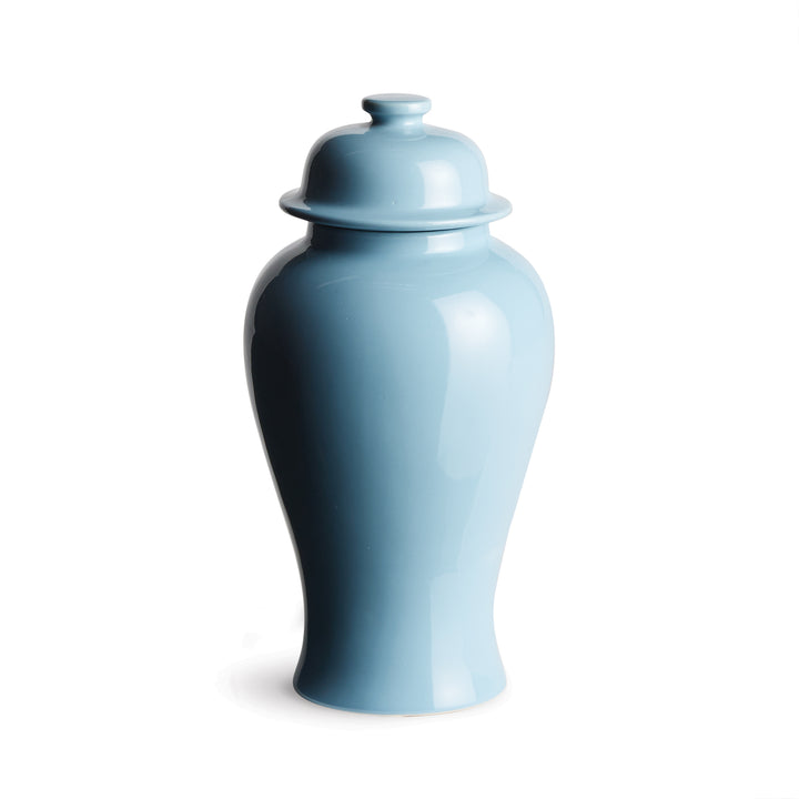 Lili Blue Ceramic Lidded Ginger Jar, Large