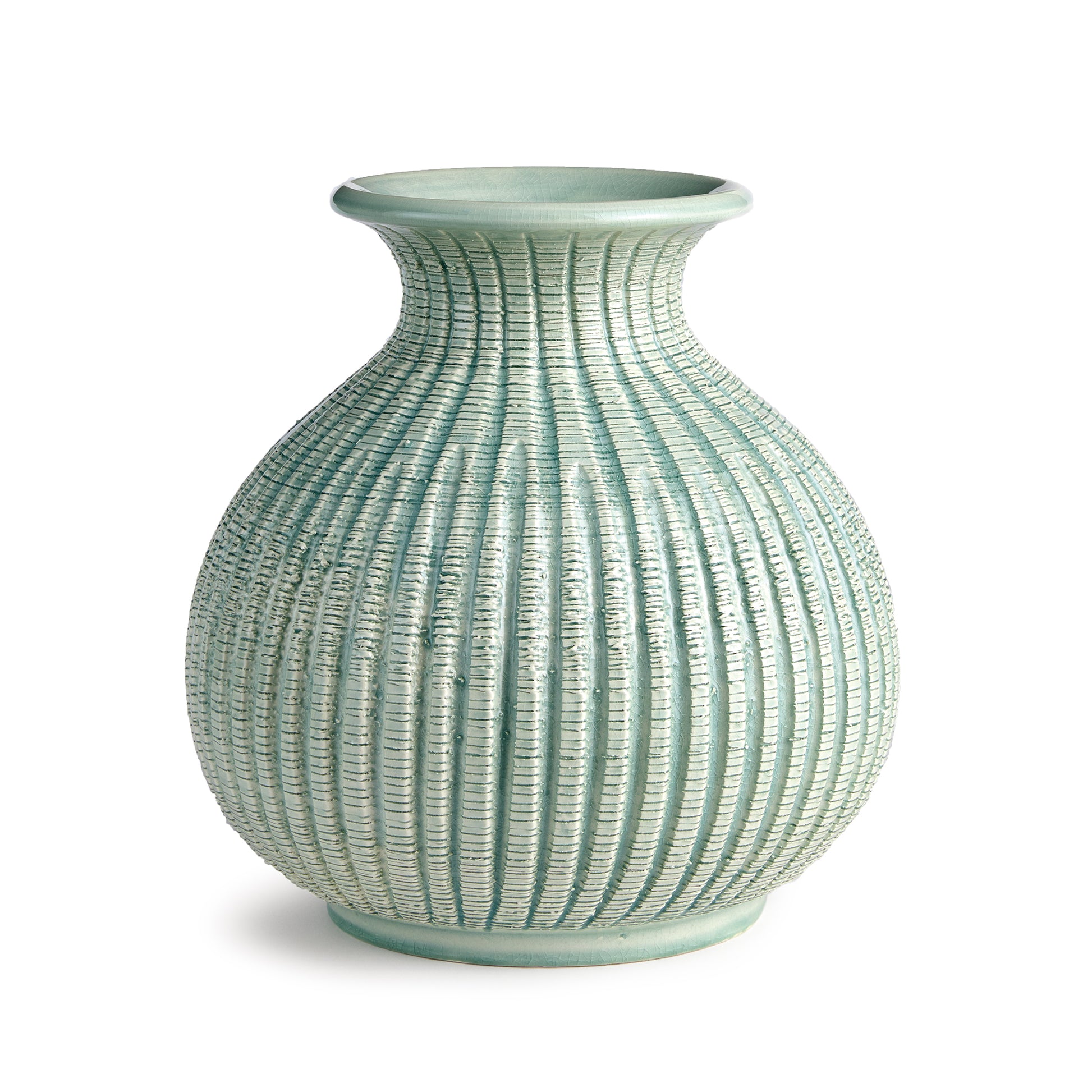 Handmade by skilled artisans in Tuscany, Italy, the Graffio Petite Vase is micro-etched, creating a precise ribbed pattern. A classic Italian form with a more contemporary touch. With a classic Italian craftsmanship passed down through generations, each piece is a true original. A dynamic centerpiece for feature table, kitchen island or mantel.