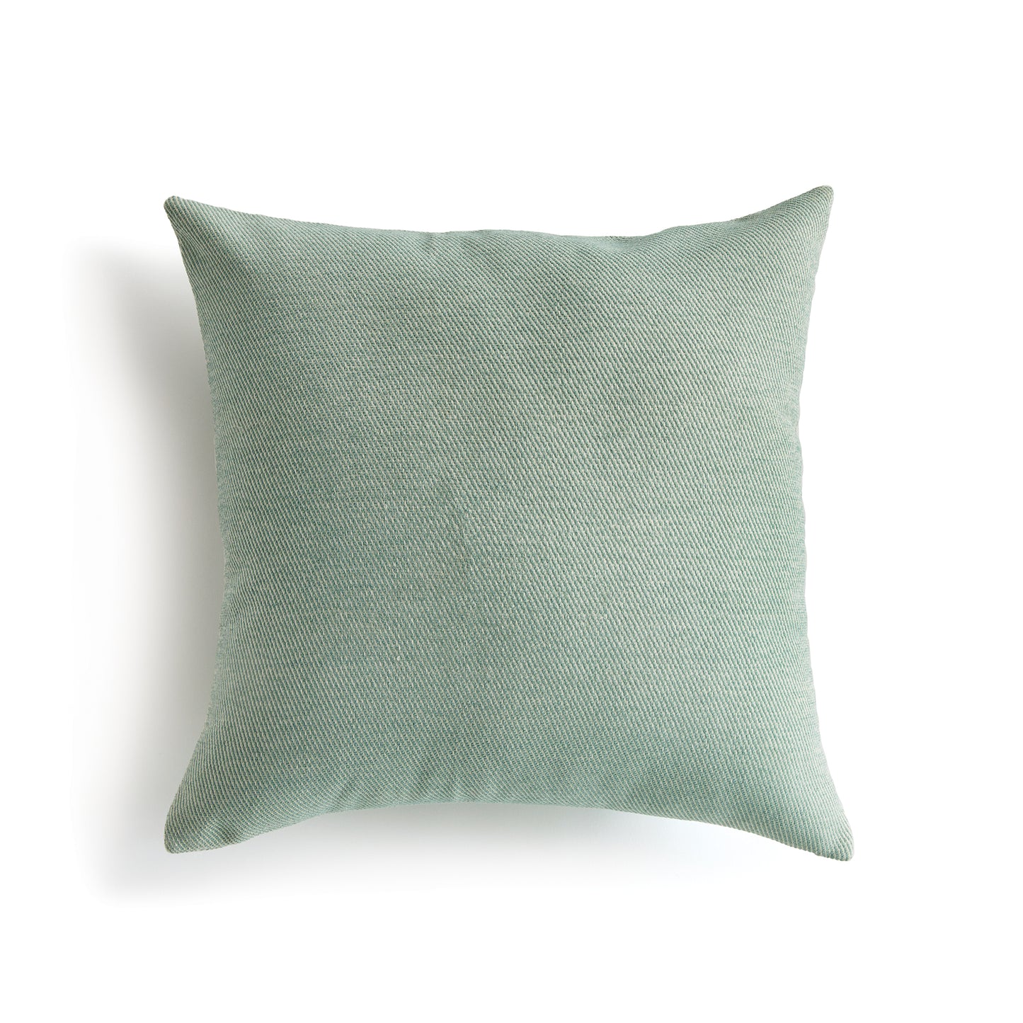 The outdoor pillow that lives beautifully indoors. Enjoy the upscale luxury and durability of Jacquard. With a woven, rich verdant pattern, it adds a touch of nature to any palette. This pillow is weather resistant and responsibly made. Filled with 100% recycled fibers.